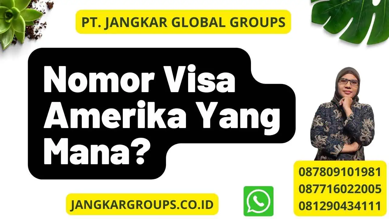 Nomor Visa Amerika Yang Mana?