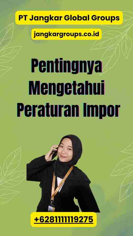 Pentingnya Mengetahui Peraturan Impor