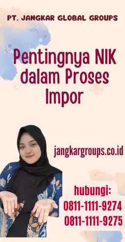 Pentingnya NIK dalam Proses Impor