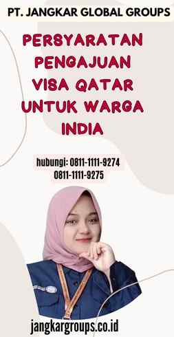 Persyaratan Pengajuan Visa Qatar untuk Warga India