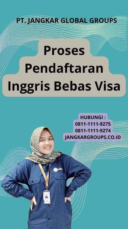 Proses Pendaftaran Inggris Bebas Visa