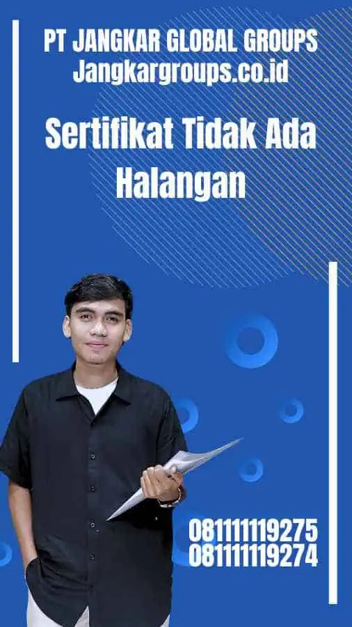 Sertifikat Tidak Ada Halangan