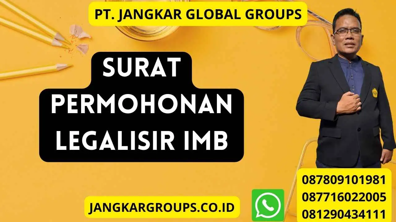 Surat Permohonan Legalisir IMB