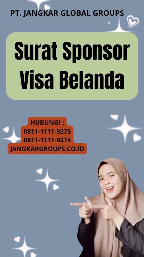 Surat Sponsor Visa Belanda