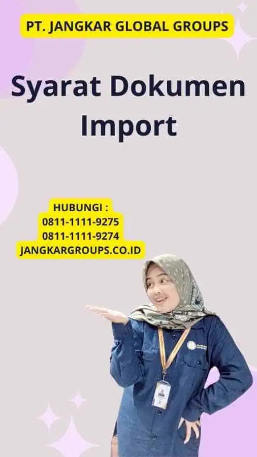 Syarat Dokumen Import