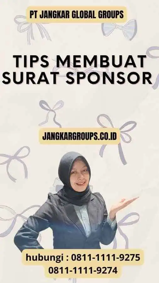 Tips Membuat Surat Sponsor : Contoh Surat Sponsor Untuk Pembuatan Visa Inggris