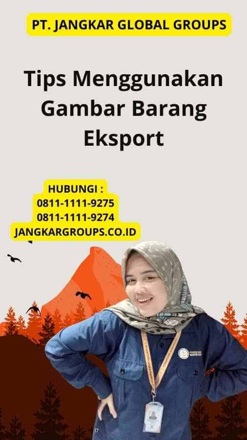 Tips Menggunakan Gambar Barang Eksport