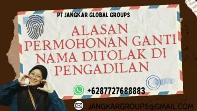 Alasan Permohonan Ganti Nama Ditolak Di Pengadilan