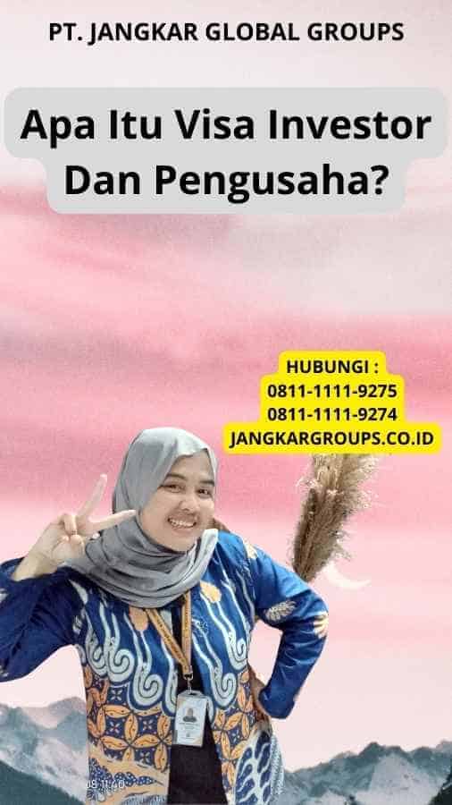 Apa Itu Visa Investor Dan Pengusaha?