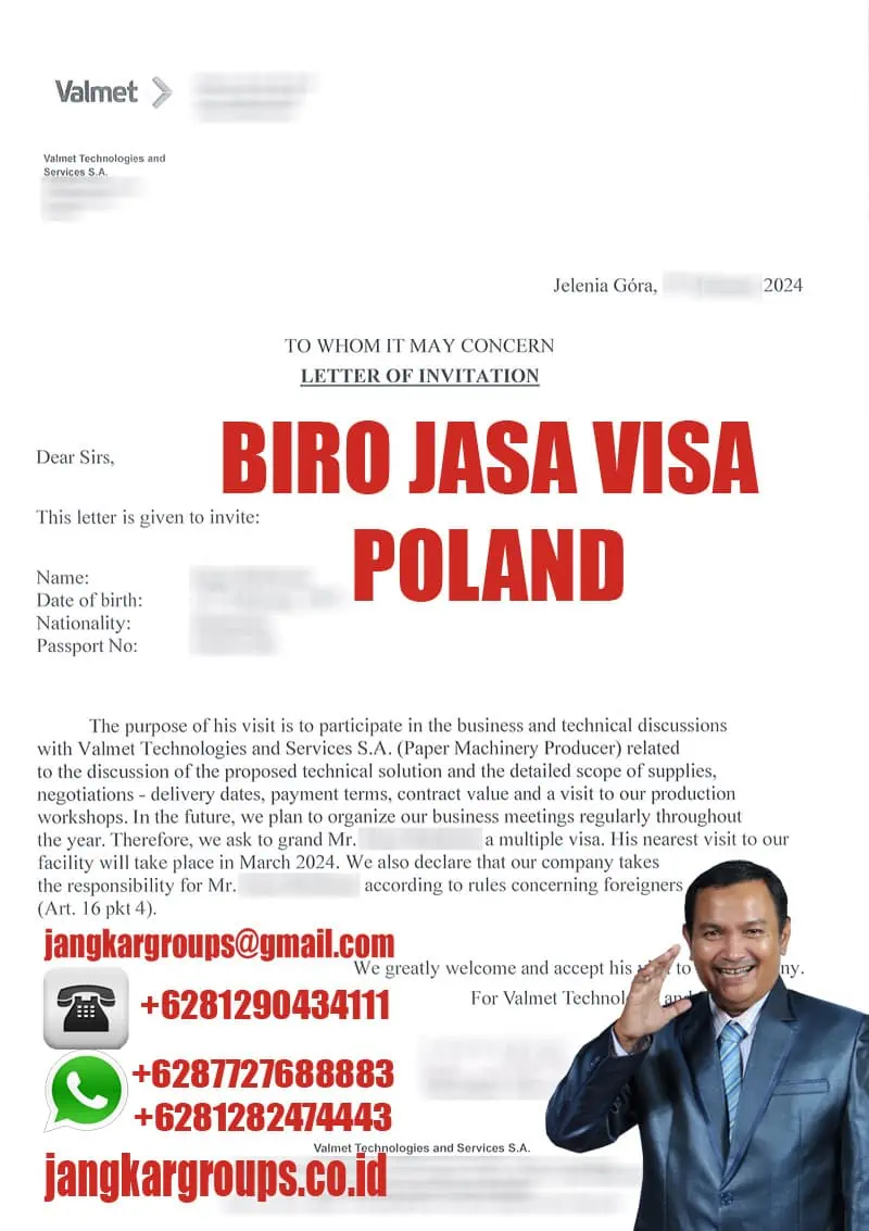 Contoh letter invitation poland