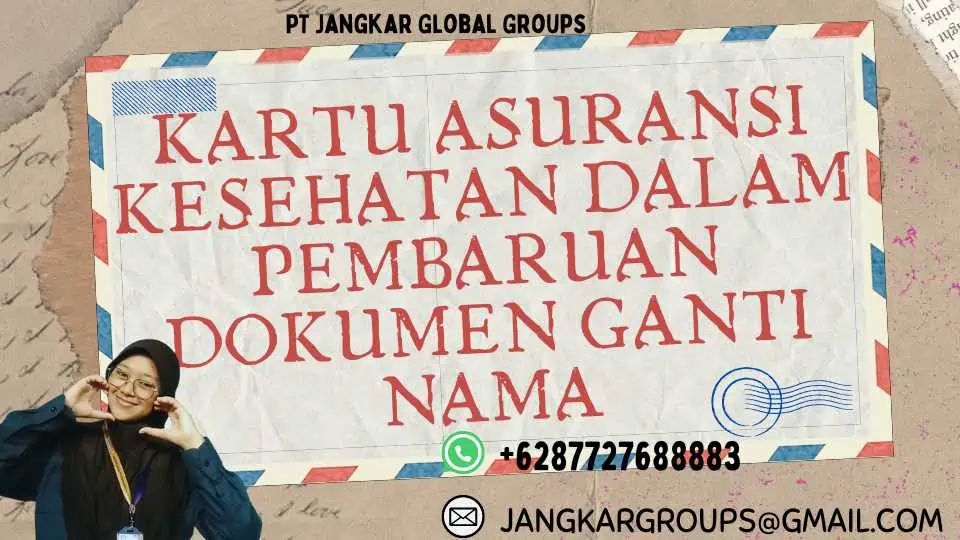 Kartu Asuransi Kesehatan dalam Pembaruan Dokumen Ganti Nama