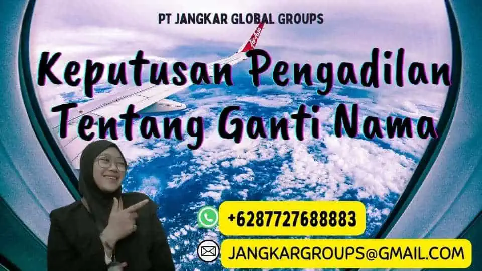 Keputusan Pengadilan Tentang Ganti Nama