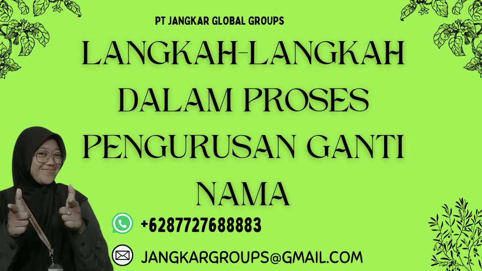 Langkah-Langkah dalam Proses Pengurusan Ganti Nama