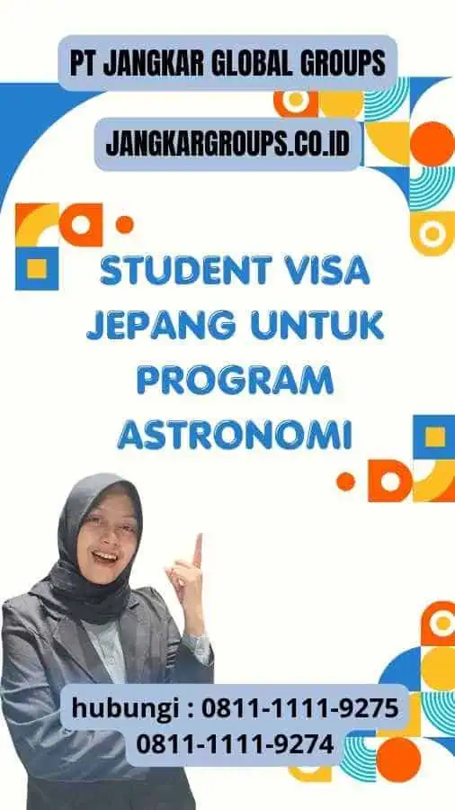 Student Visa Jepang Untuk Program Astronomi