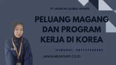 Peluang Magang Dan Program Kerja Di Korea