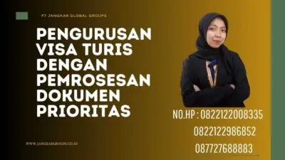 Pengurusan Visa Turis Dengan Pemrosesan Dokumen Prioritas