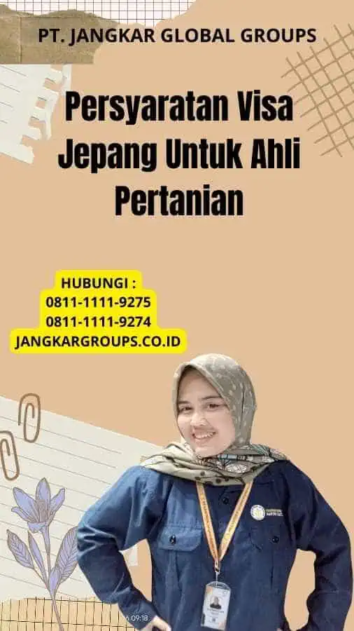 Persyaratan Visa Jepang Untuk Ahli Pertanian