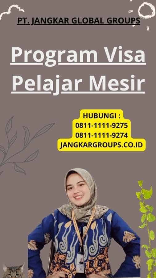 Program Visa Pelajar Mesir