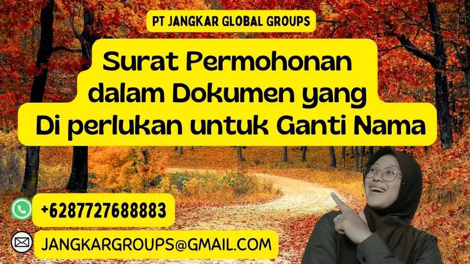 Surat Permohonan dalam Dokumen yang Di perlukan untuk Ganti Nama, Dokumen yang Diperlukan untuk Ganti Nama di Pengadilan