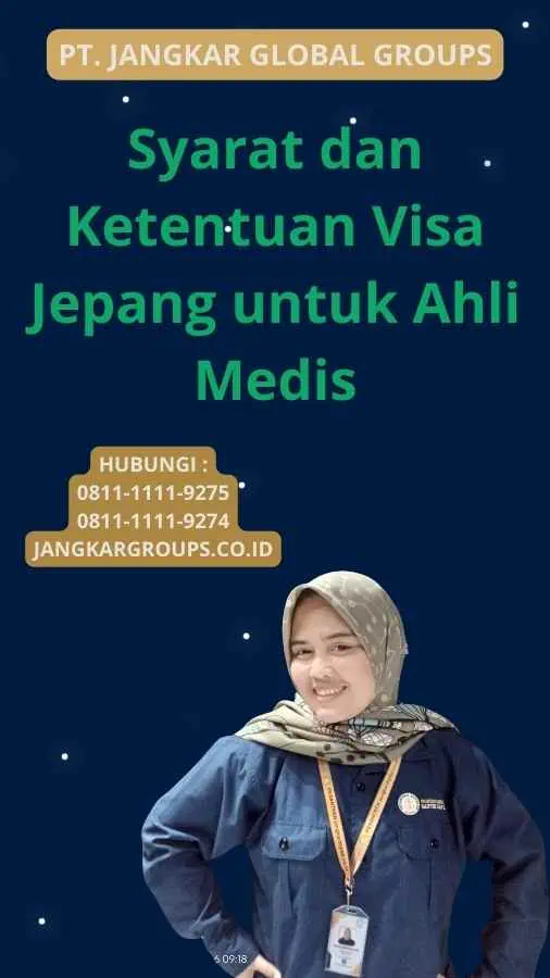 Syarat dan Ketentuan Visa Jepang untuk Ahli Medis