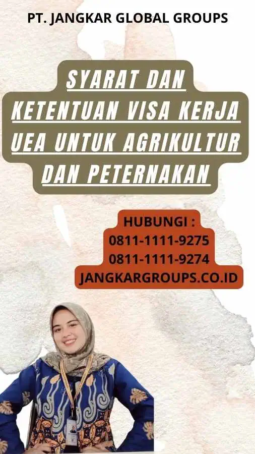 Syarat dan Ketentuan Visa Kerja UEA Untuk Agrikultur Dan Peternakan