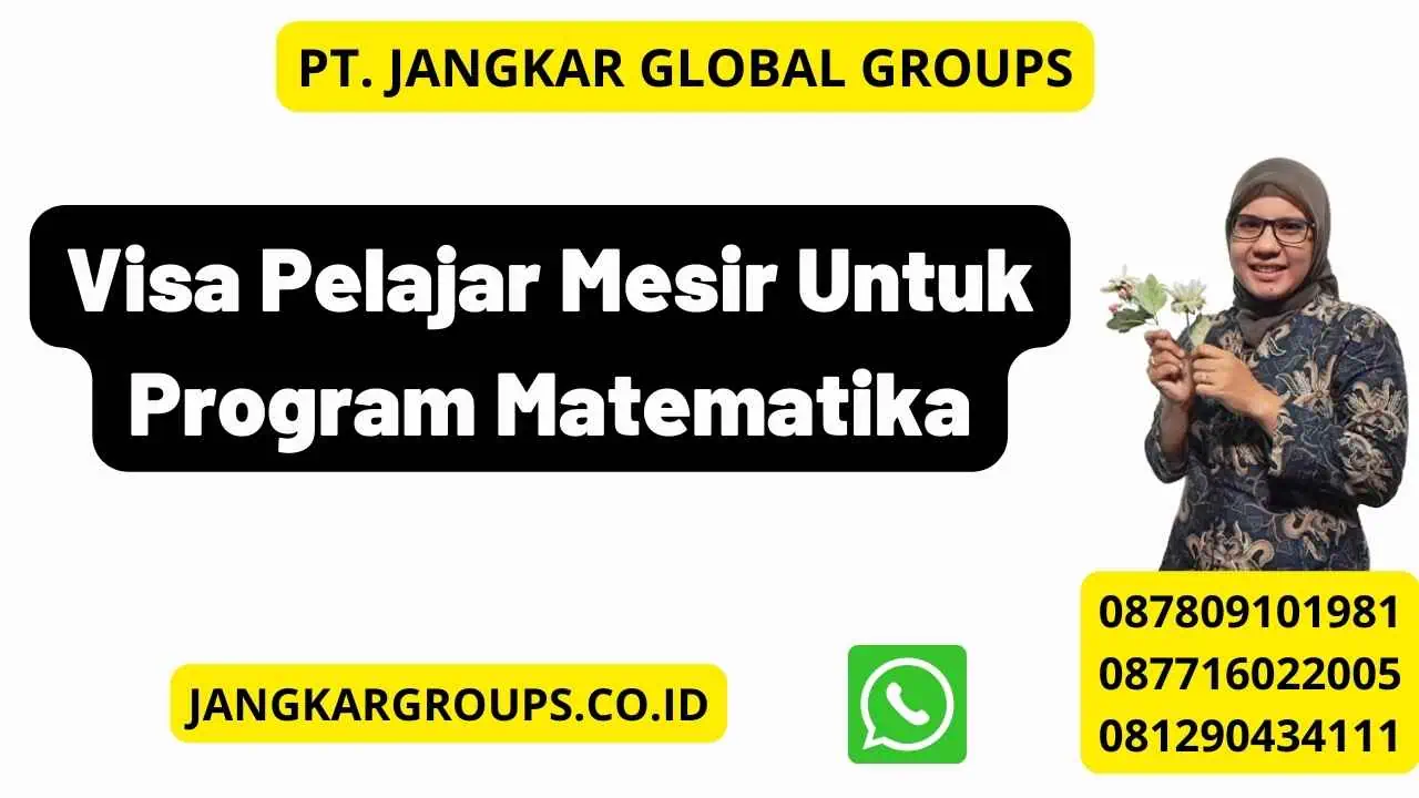 Visa Pelajar Mesir Untuk Program Matematika