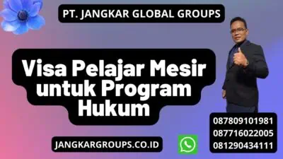 Visa Pelajar Mesir untuk Program Hukum