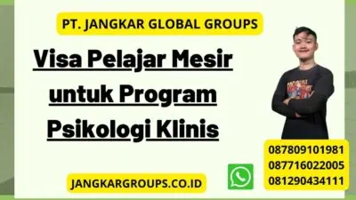 Visa Pelajar Mesir untuk Program Psikologi Klinis