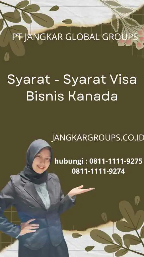 Syarat - Syarat Visa Bisnis Kanada