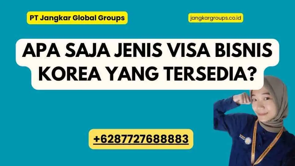 Apa Saja Jenis Visa Bisnis Korea yang Tersedia?