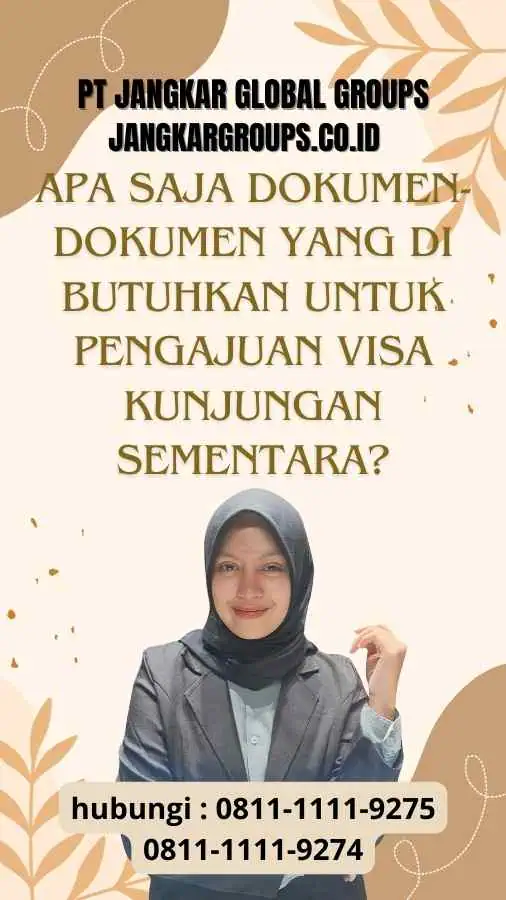 Apa saja dokumen-dokumen yang di butuhkan untuk pengajuan visa kunjungan sementara? : Visa Bisnis ke Korea untuk Kegiatan Promosi Pariwisata