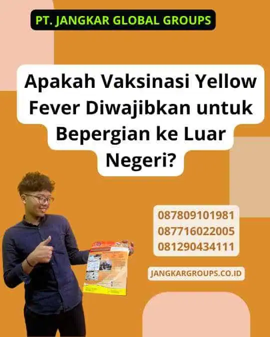 Apakah Vaksinasi Yellow Fever Diwajibkan untuk Bepergian ke Luar Negeri?