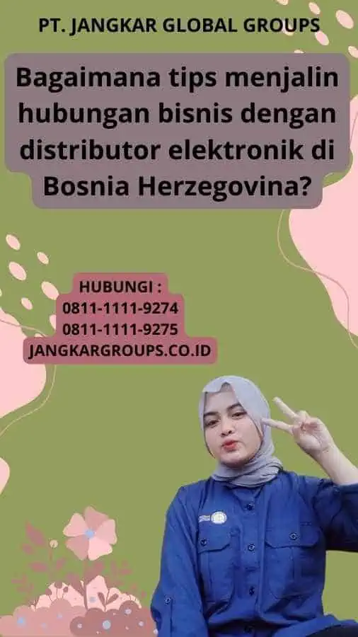 Bagaimana tips menjalin hubungan bisnis dengan distributor elektronik di Bosnia Herzegovina?