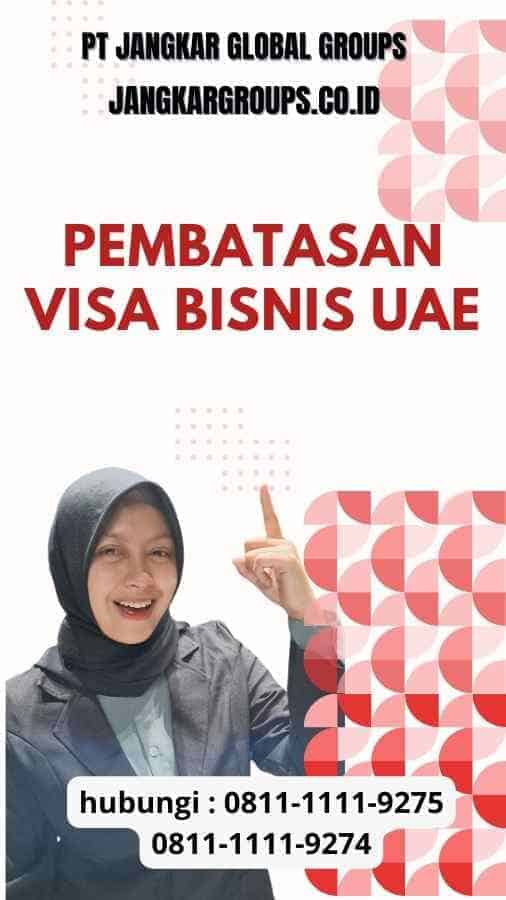 Pembatasan Visa Bisnis UAE