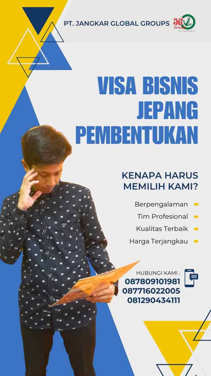 Visa Bisnis Jepang Pembentukan