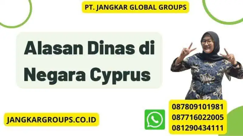 Alasan Dinas di Negara Cyprus