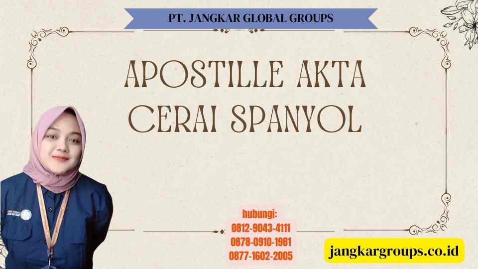 Apostille Akta Cerai Spanyol