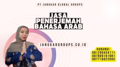 Jasa Penerjemah Bahasa Arab