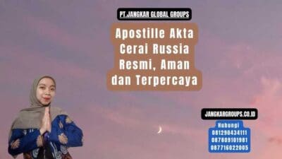 Apostille Akta Cerai Russia Resmi, Aman dan Terpercaya