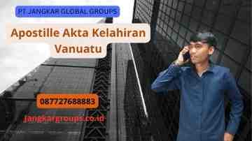 Apostille Akta Kelahiran Vanuatu