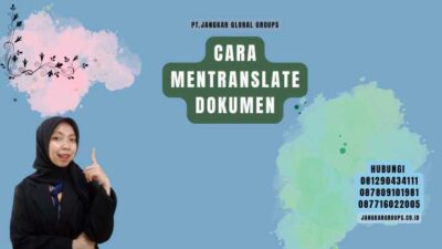 Cara Mentranslate Dokumen