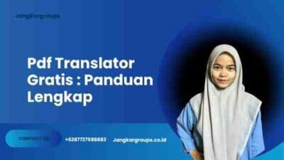 Pdf Translator Gratis : Panduan Lengkap
