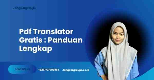 Pdf Translator Gratis : Panduan Lengkap