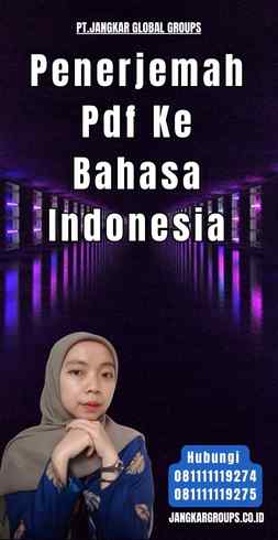 Penerjemah Pdf Ke Bahasa Indonesia