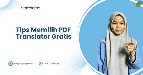 Tips Memilih PDF Translator Gratis