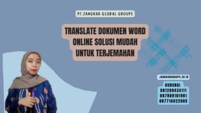 Translate Dokumen Word Online Solusi Mudah Untuk Terjemahan