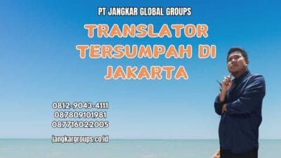 Translator Tersumpah Di Jakarta
