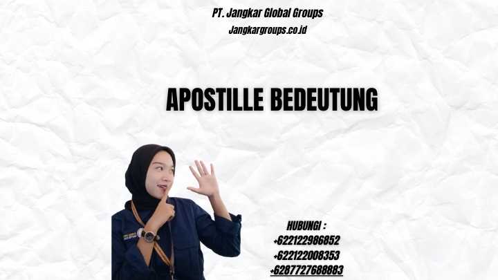 Apostille Bedeutung