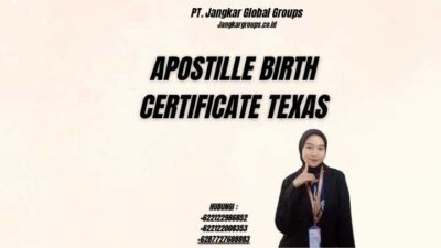 Apostille Birth Certificate Texas