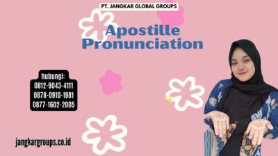 Apostille Pronunciation
